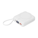 Внешний аккумулятор с подсветкой Риттер PD (Ritter PD) 10000mAh с функцией беспроводной зарядки 15W, белый