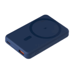 Внешний аккумулятор Ларго PD (Largo PD) 5000mAh с функцией беспроводной зарядки 15W, синий