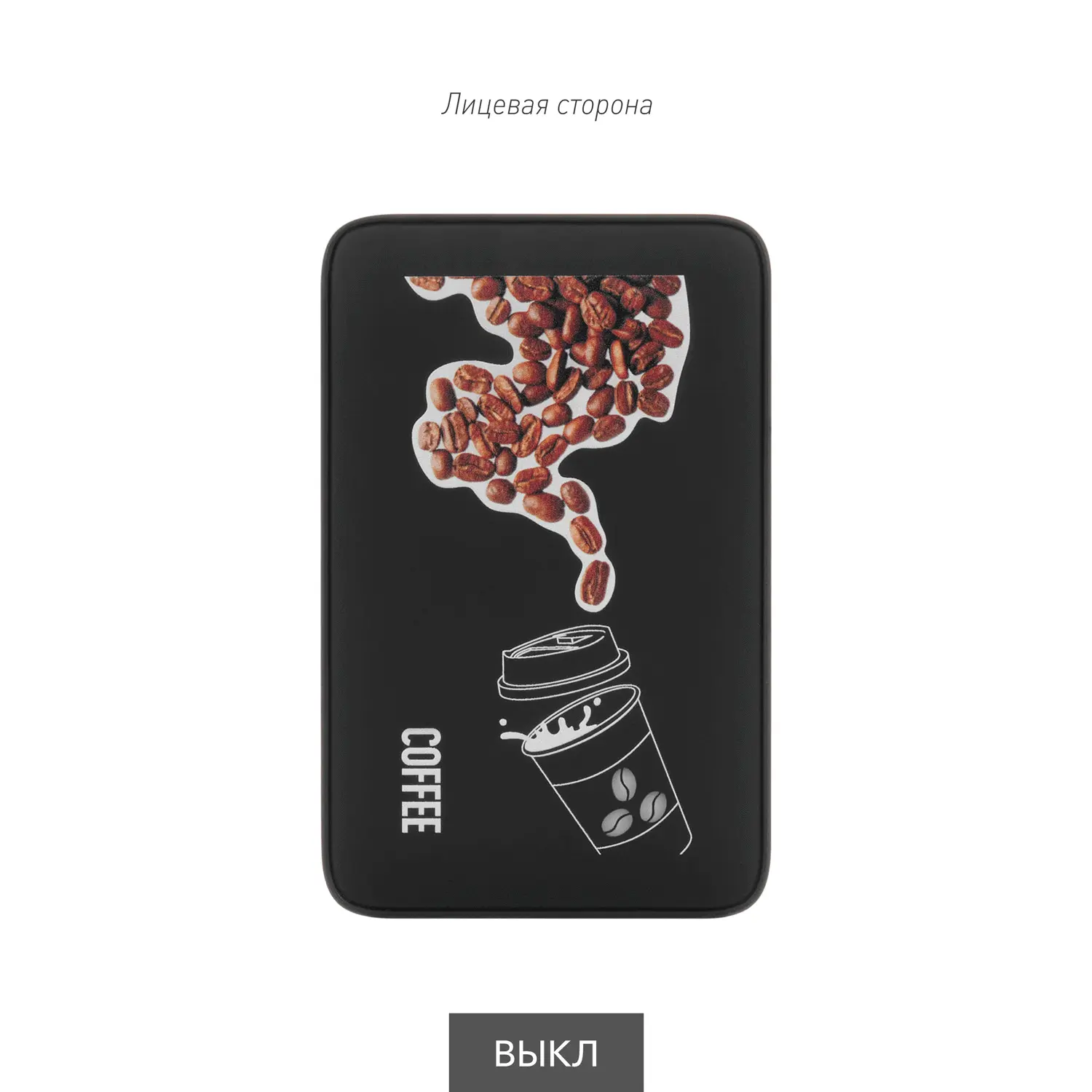 Внешний аккумулятор с подсветкой Анкор (Ancor) 5000 mAh, черный — изображение 2