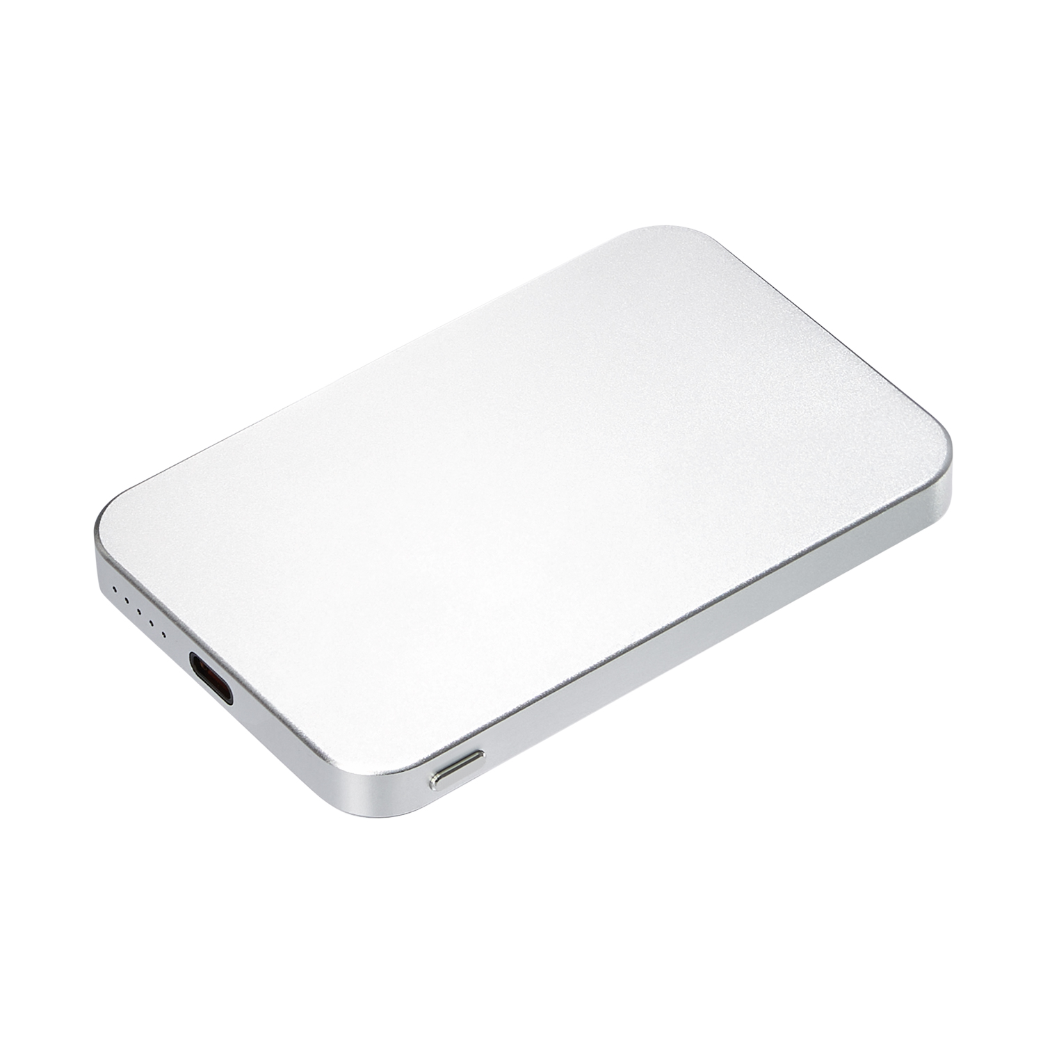 Внешний аккумулятор Артекс PD (Artex PD) 5000mAh с функцией беспроводной зарядки 15W, серебряный — изображение 2