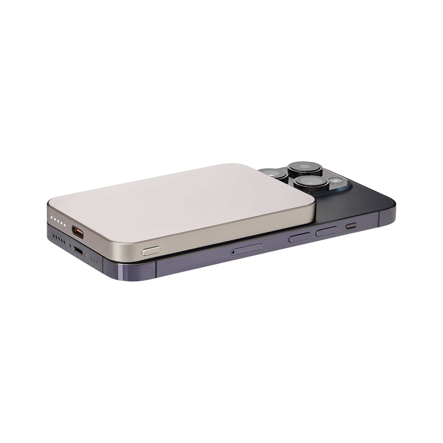 Внешний аккумулятор Артекс PD (Artex PD) 5000mAh с функцией беспроводной зарядки 15W, титановый — изображение 7