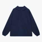 Ветровка (анорак) оверсайз унисекс RISSMAN, темно-синяя