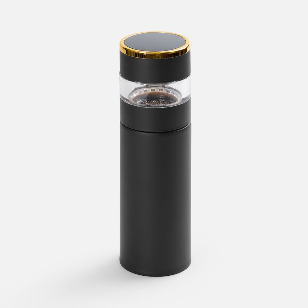 Смарт-бутылка с инфьюзером Thermory, черная — изображение 2