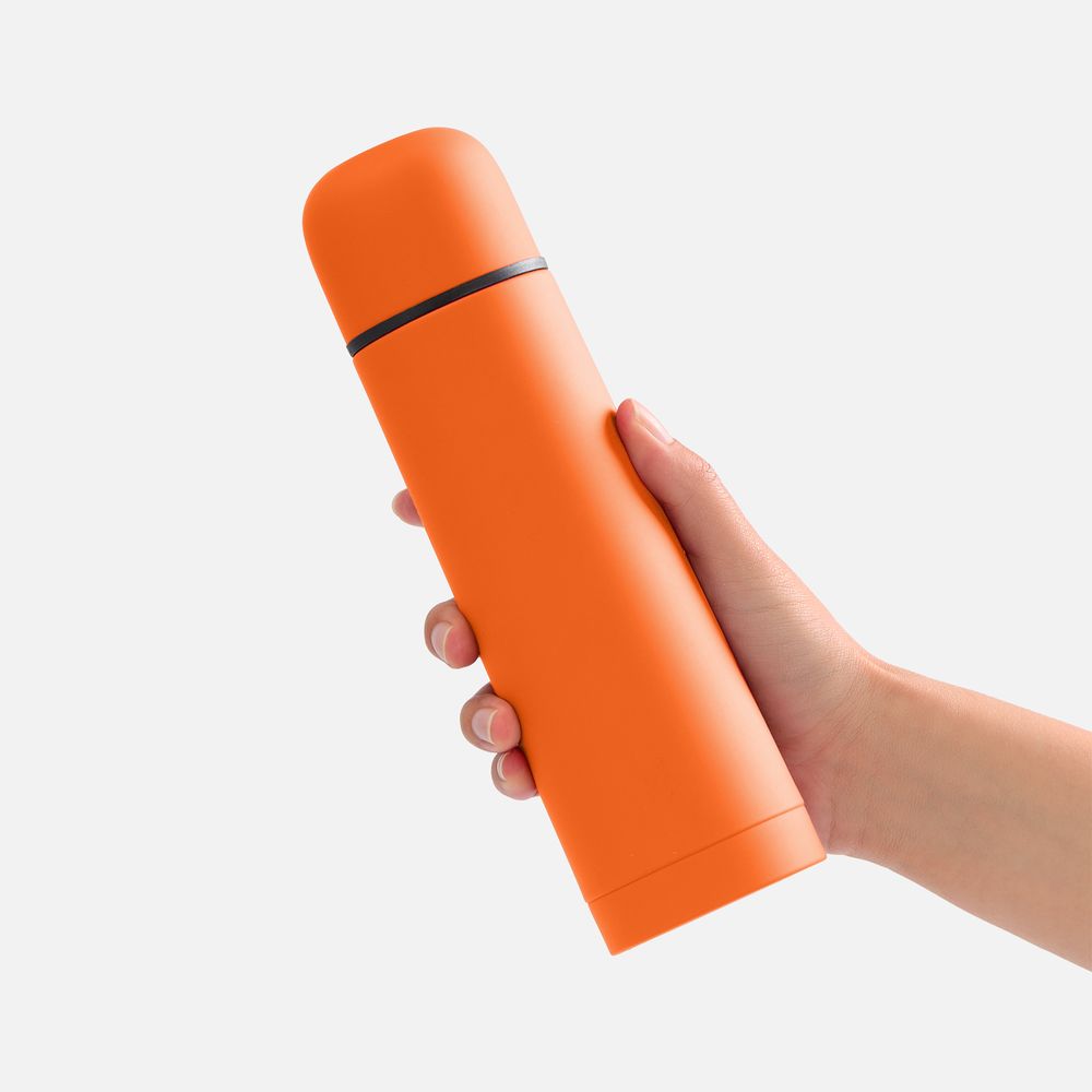 Термос Skydive ver. 2, оранжевый — изображение 5