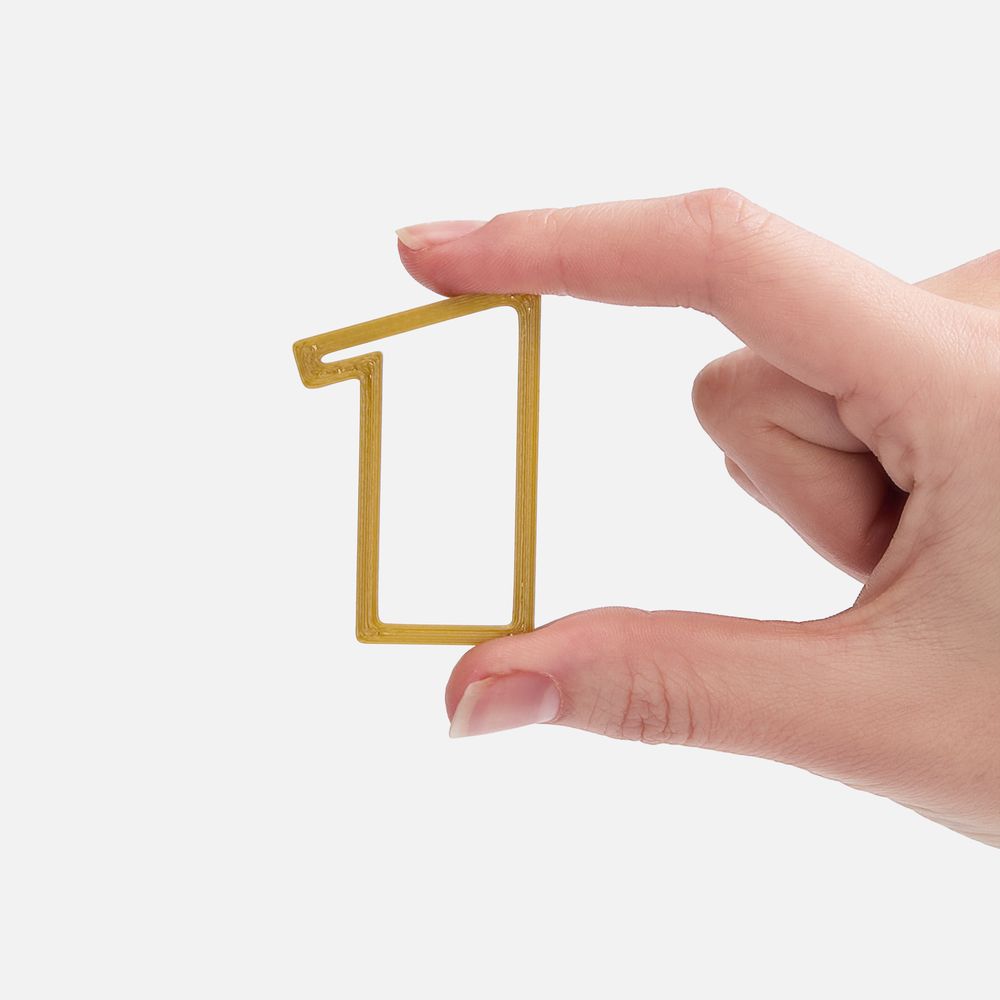 Подвеска Symbol, 3D-печать на заказ, цифра 1 — изображение 2