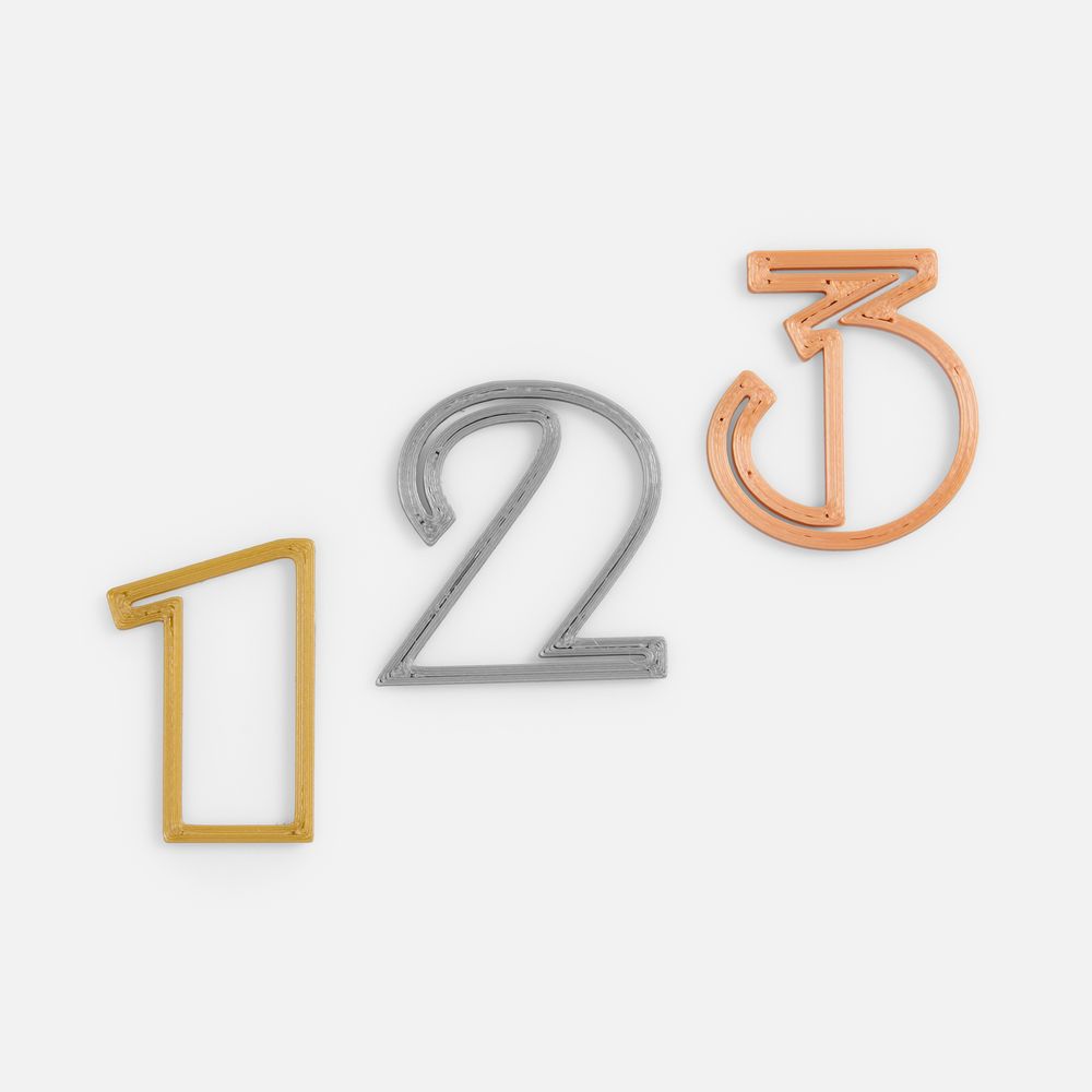 Подвеска Symbol, 3D-печать на заказ, цифра 1 — изображение 6