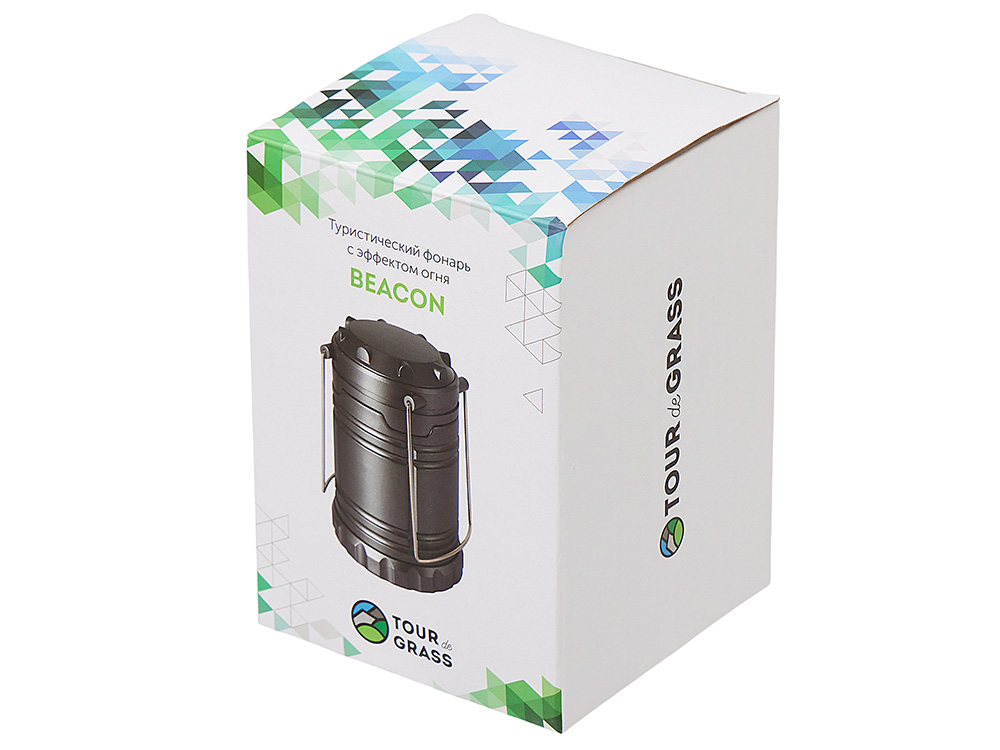 Туристический фонарь с эффектом пламени Beacon, серый — изображение 10