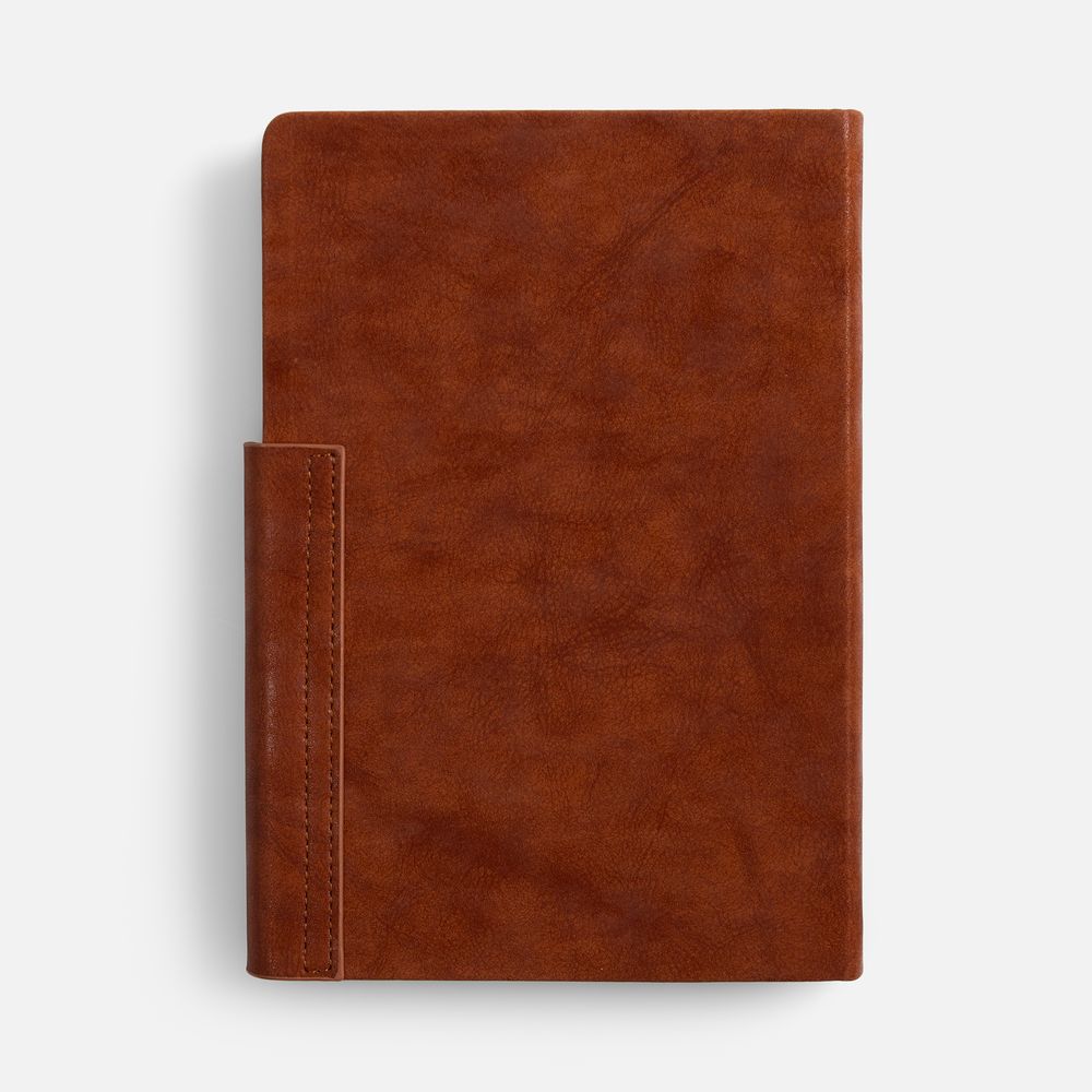 Ежедневник Leadmark, недатированный, коричневый — изображение 2