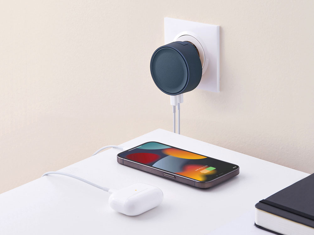 Адаптер питания USB Poweron, темно-синий — изображение 11