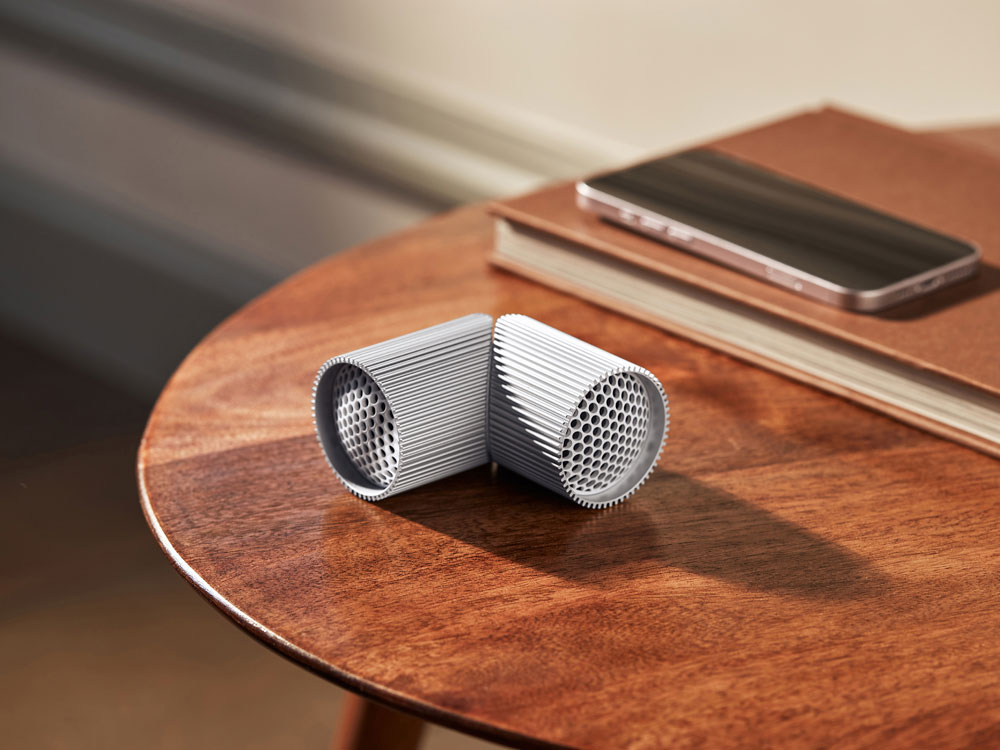 Беспроводная колонка Ray Speaker, серебристый — изображение 8