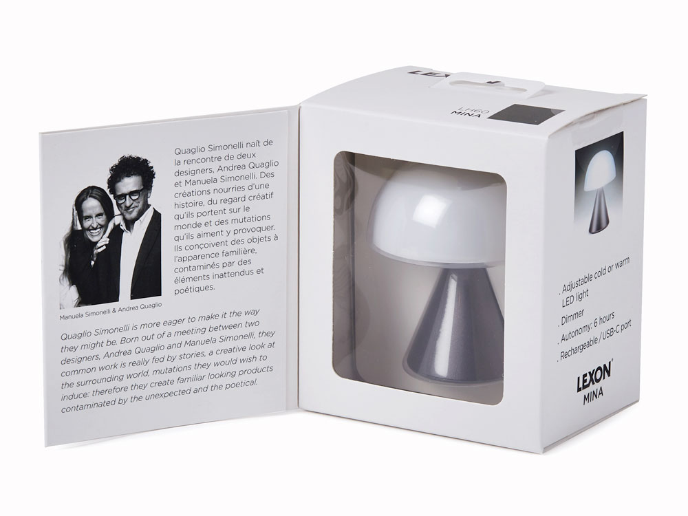 Лампа интерьерная Mina, Gun metal — изображение 9