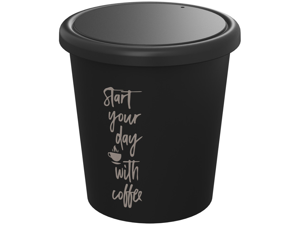 Americano® Piccolo кружка объемом 100 мл с крышкой - сплошной черный — изображение 5