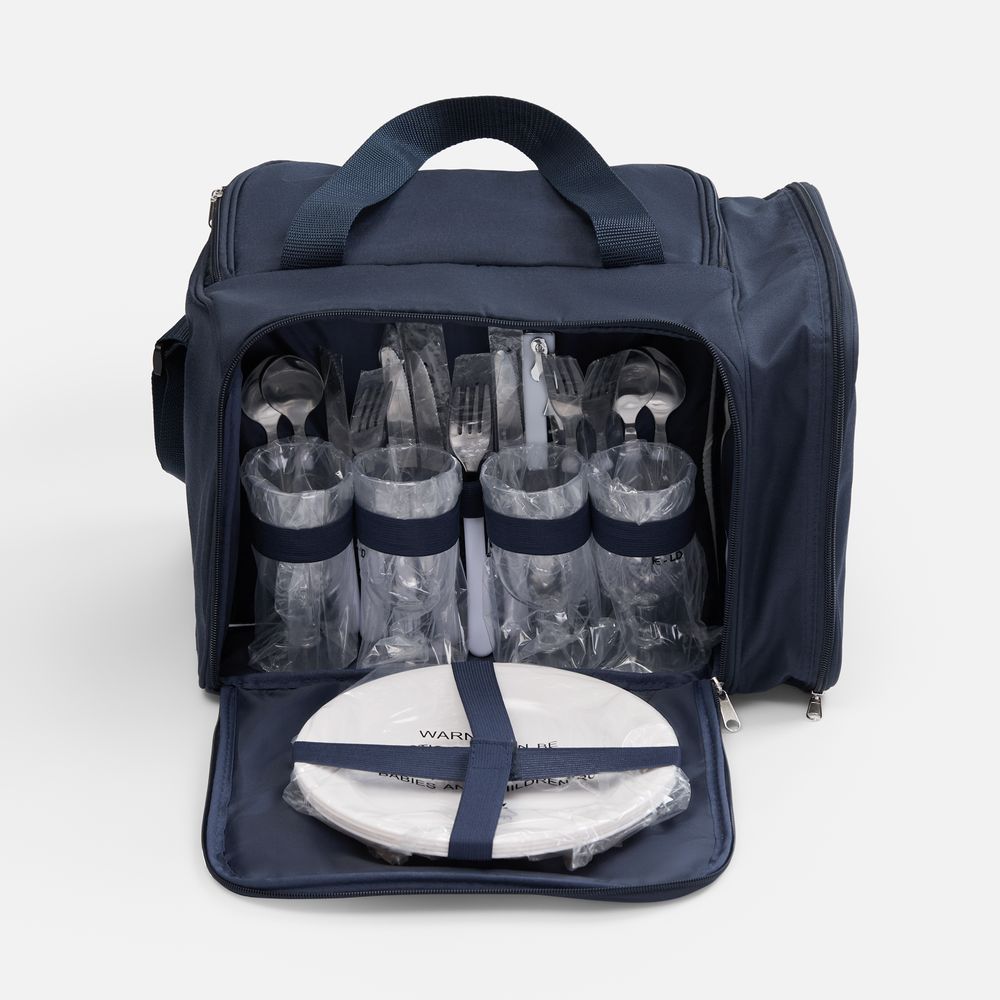 Набор для пикника Campello на 4 персоны, темно-синий — изображение 5