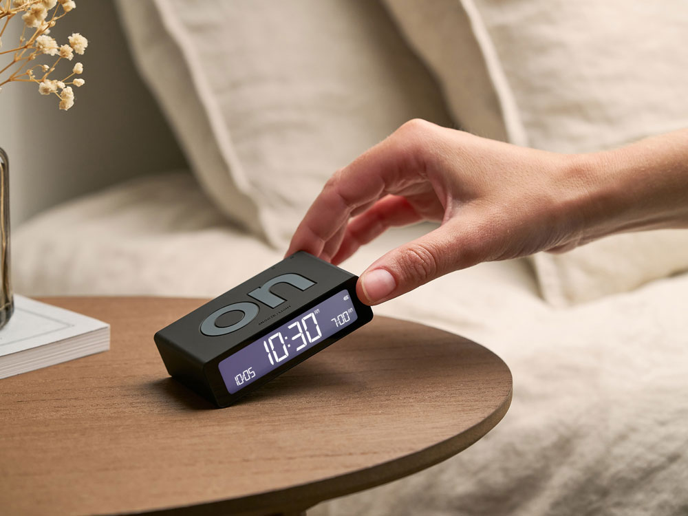 Часы настольные Flip Mini, черный — изображение 8