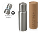 Вакуумный термос c магнитной крышкой Magne, 500 мл, серебристый