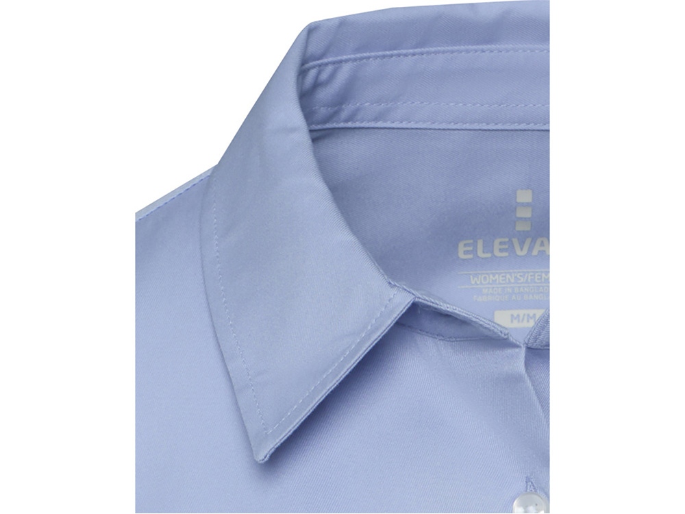 Citrine женская рубашка из твила - Голубой — изображение 4