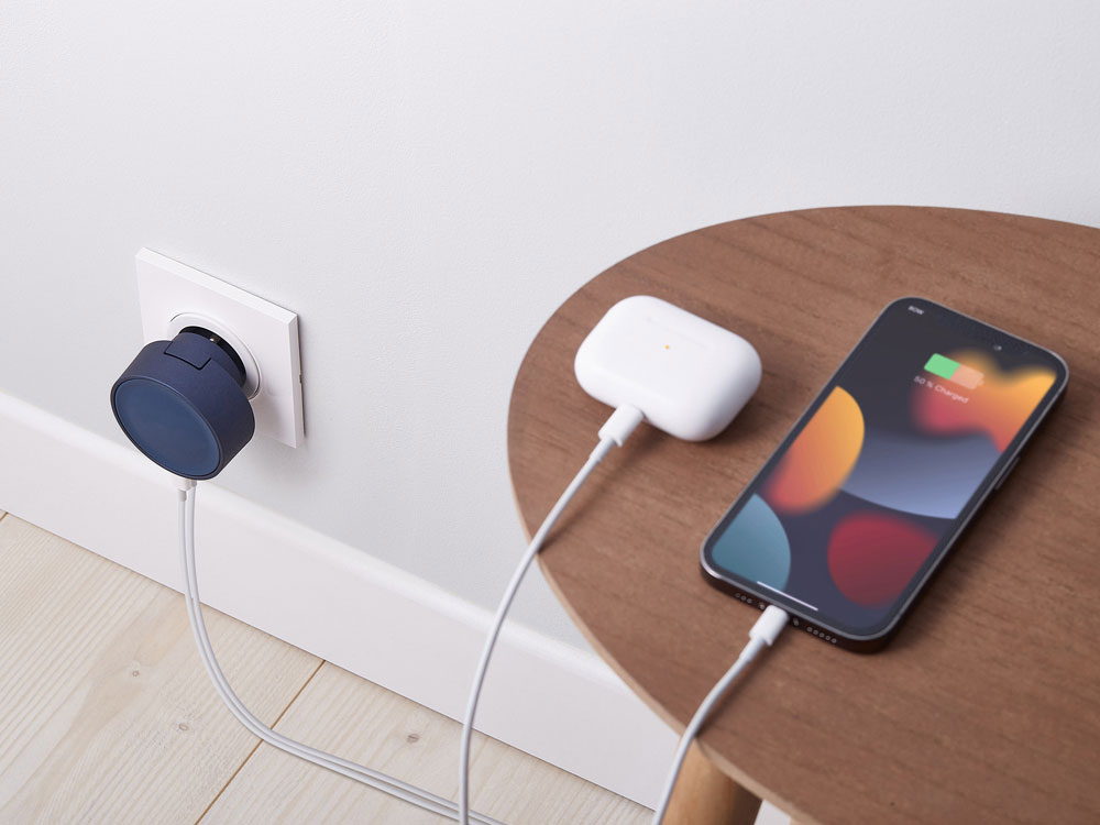 Адаптер питания USB Poweron, темно-синий — изображение 12