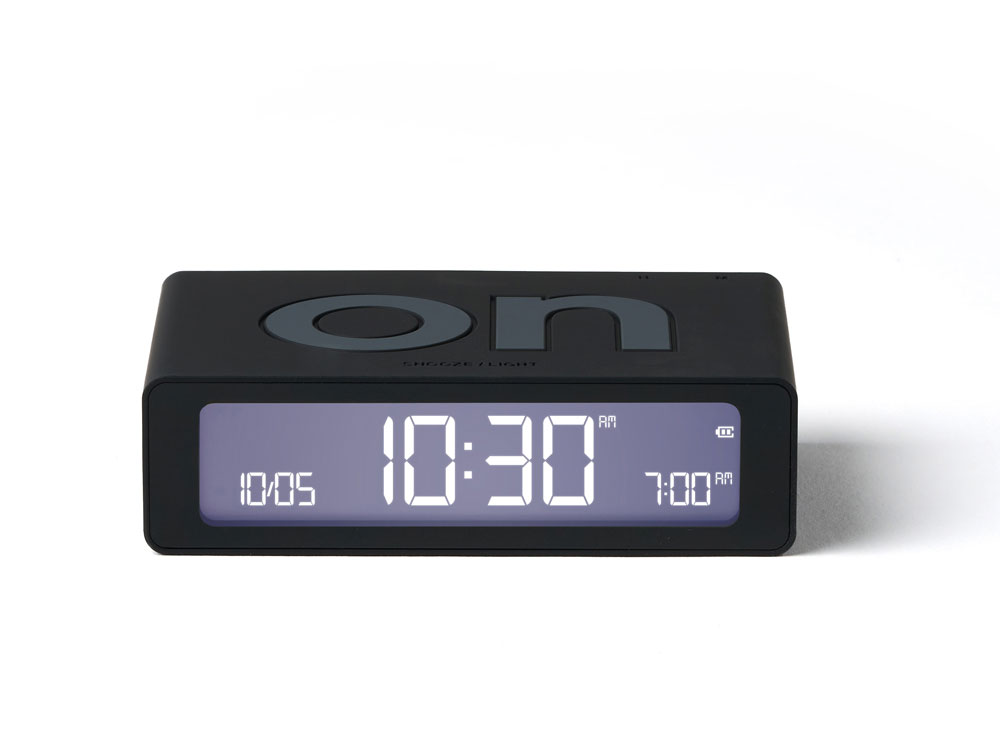 Часы настольные Flip Mini, черный — изображение 3