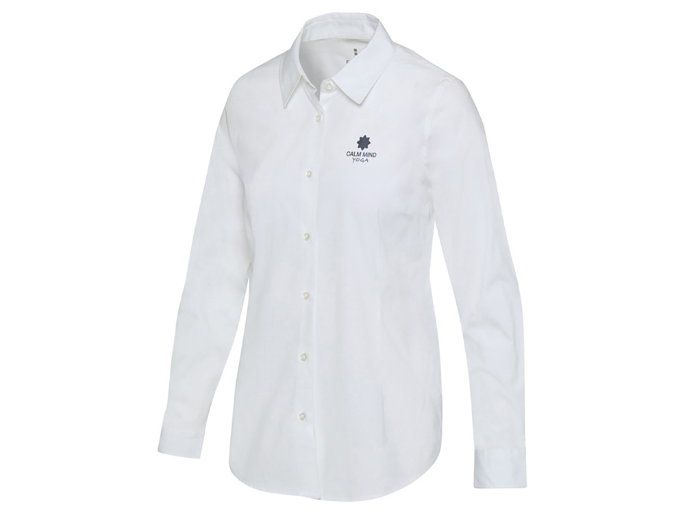 Carnelian женская рубашка из поплина - Белый — изображение 5