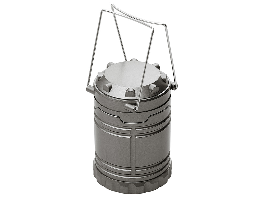 Туристический фонарь с эффектом пламени Beacon, серый — изображение 2