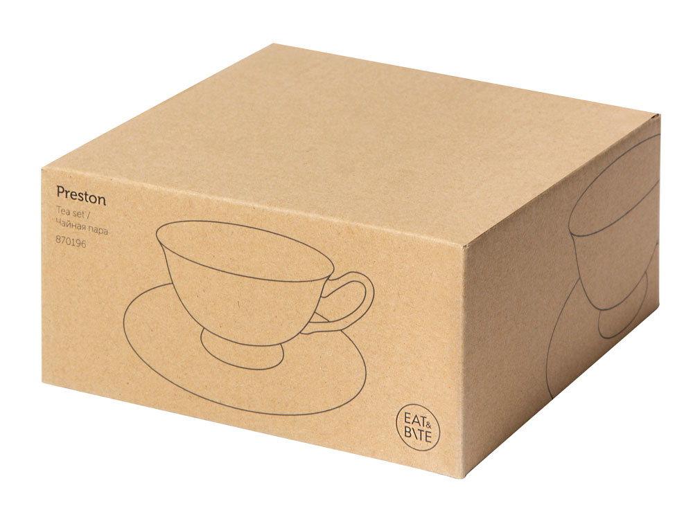 Чайная пара с золотой каймой, 200мл — изображение 7