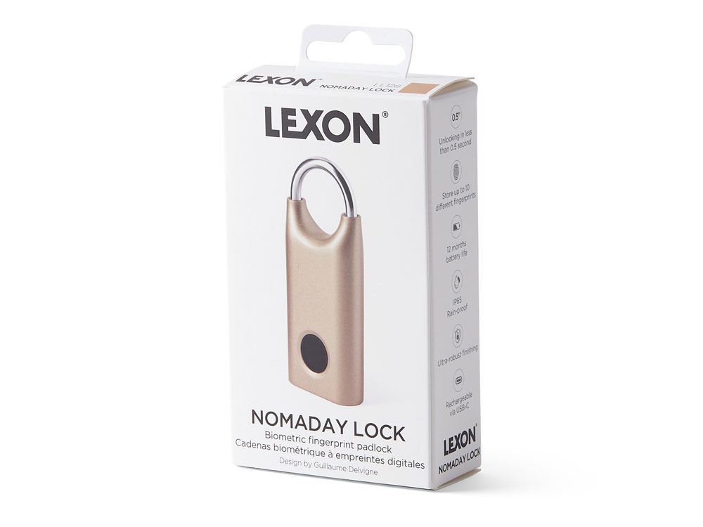 Замок с сенсором Noma Lock, темно-синий — изображение 7