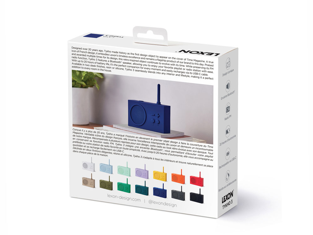 Колонка беспроводная Tykho 3, темно-синий — изображение 10