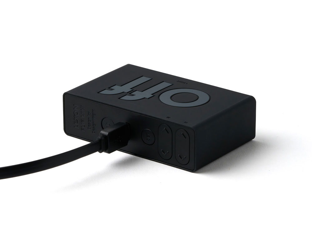 Часы настольные Flip Mini, черный — изображение 6