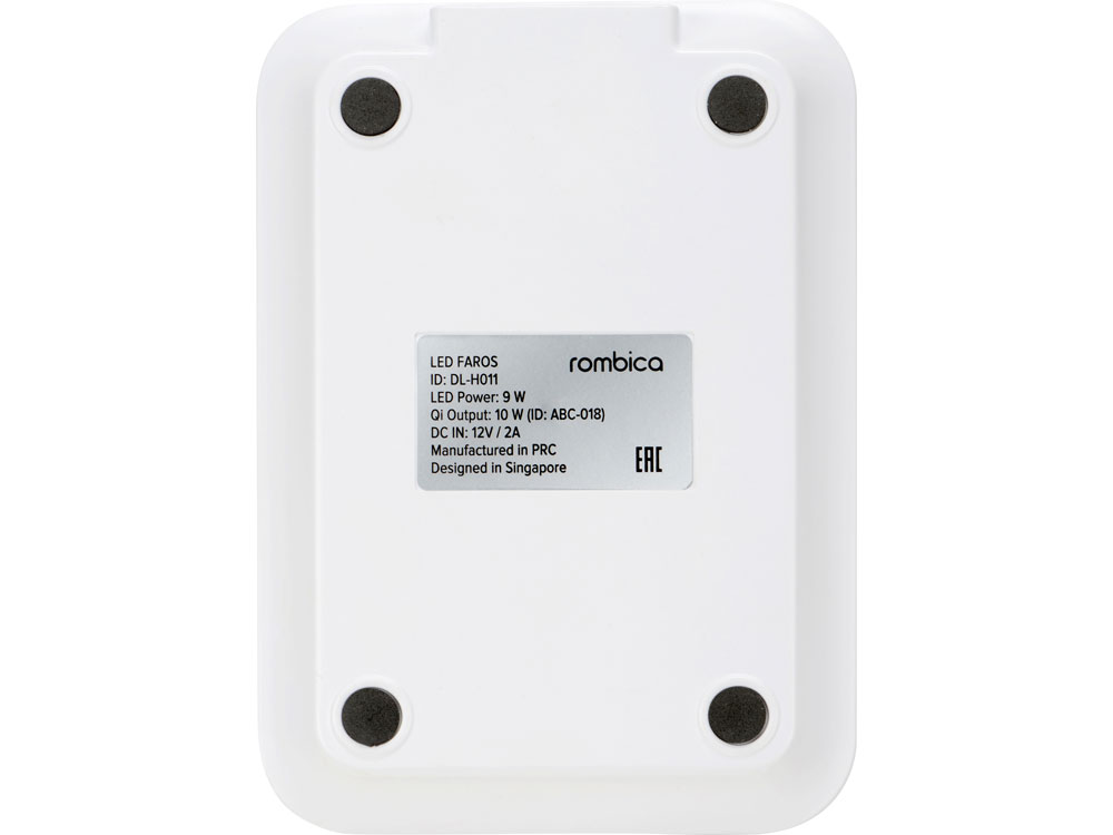 Настольная лампа Rombica LED FAROS, белый (квадратное основание) — изображение 12