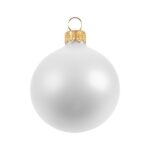 Елочный шар Gala Matt в коробке, 6 см, белый