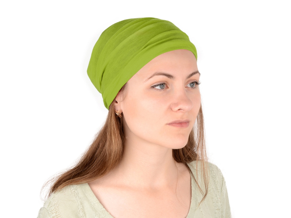 Мультифункциональная бандана Farbe, зеленое яблоко — изображение 5