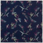 Платок Iris Silk, темно-синий