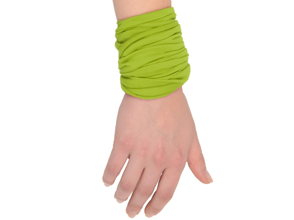 Мультифункциональная бандана Farbe, зеленое яблоко — изображение 2