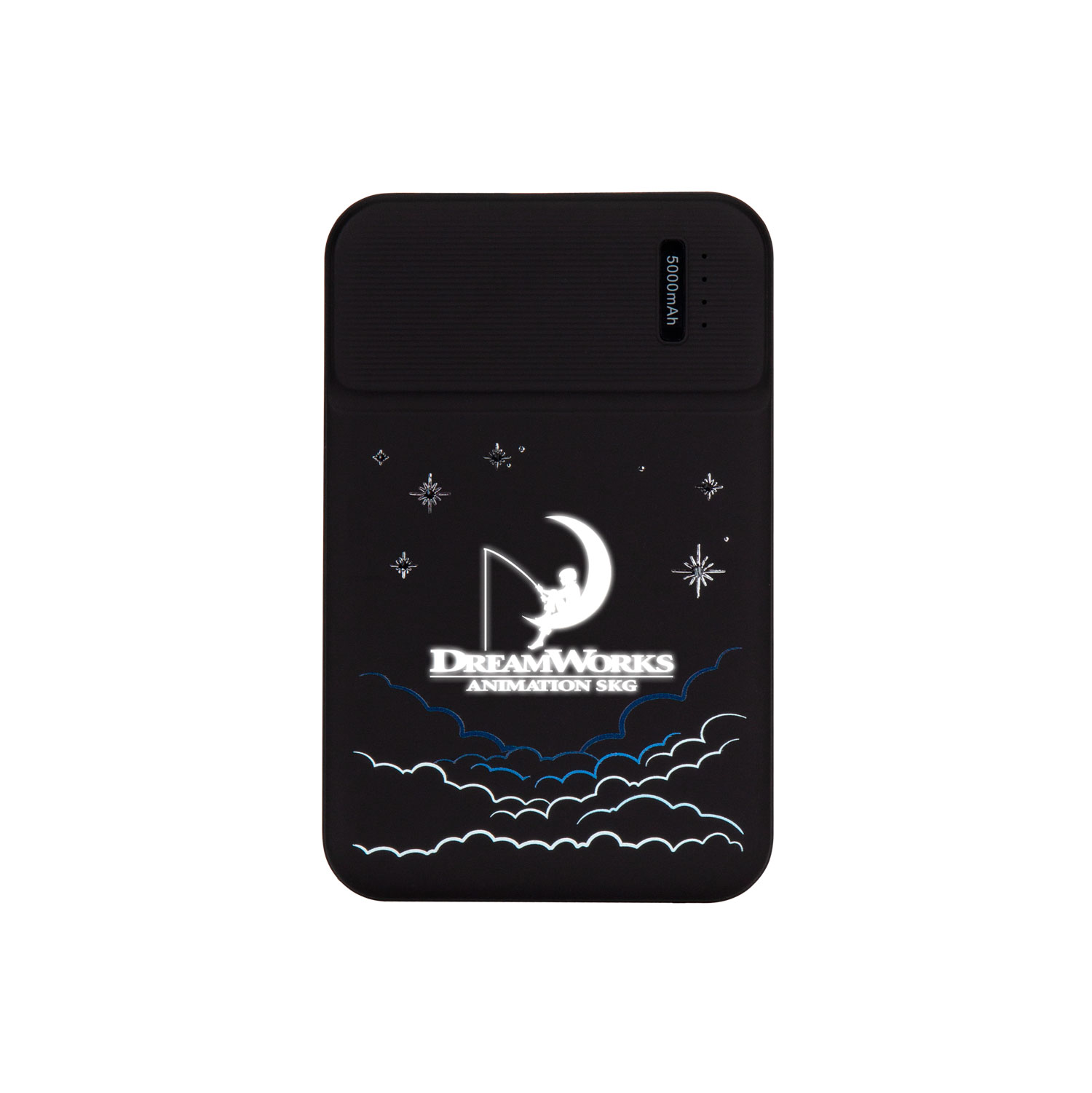 Внешний аккумулятор с подсветкой Скайлайн (Skyline), 5000 mAh, черный — изображение 4