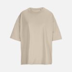 Футболка оверсайз женская Boxy Women, бежевая (льняная)