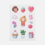 Стикерпак бумажный Thematik, для девочек