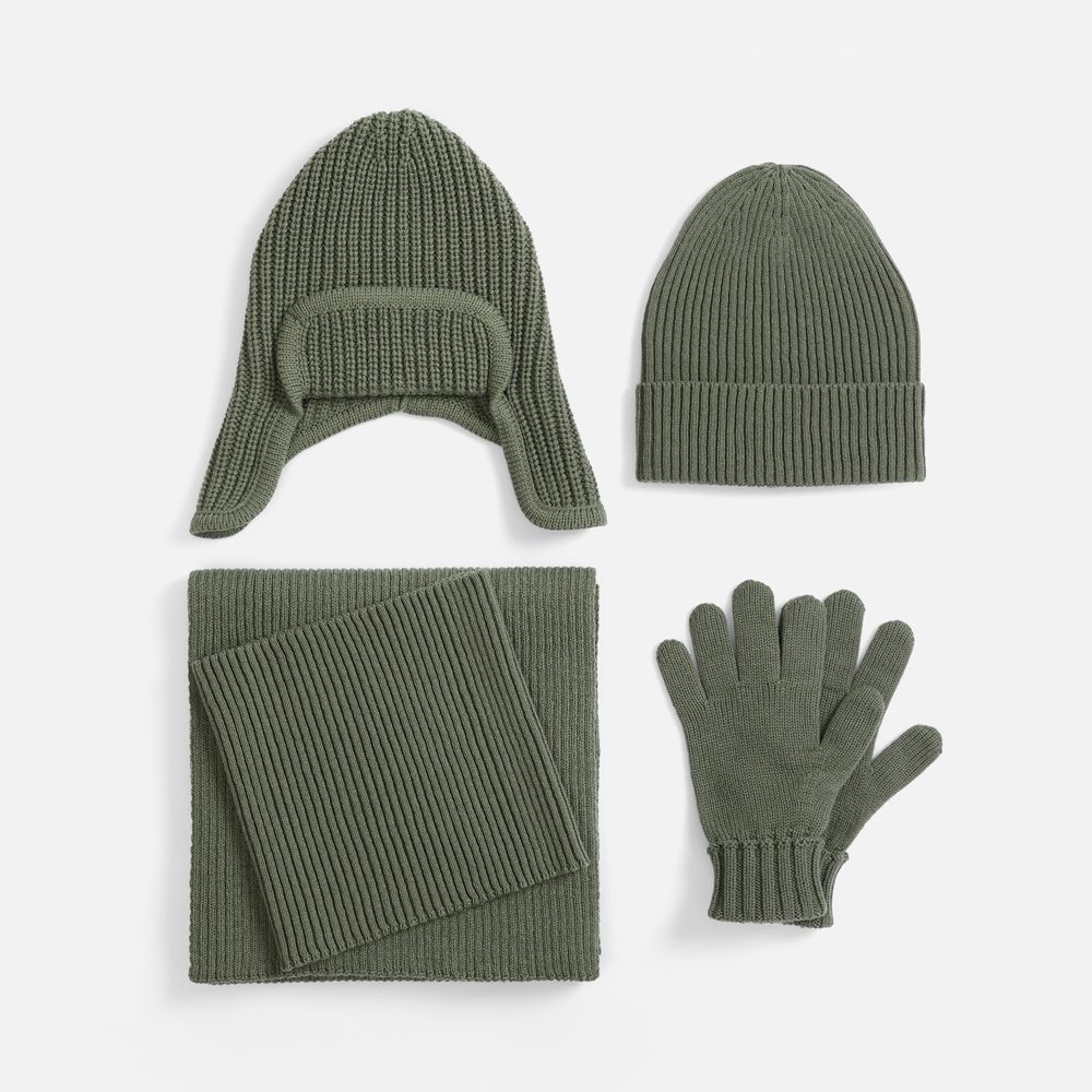 Шапка Catch Match без помпона, зеленая (полынь) — изображение 3