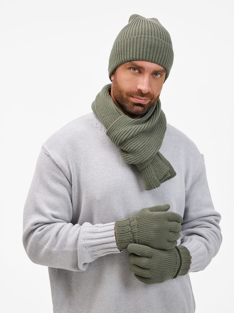 Шапка Catch Match без помпона, зеленая (полынь) — изображение 8