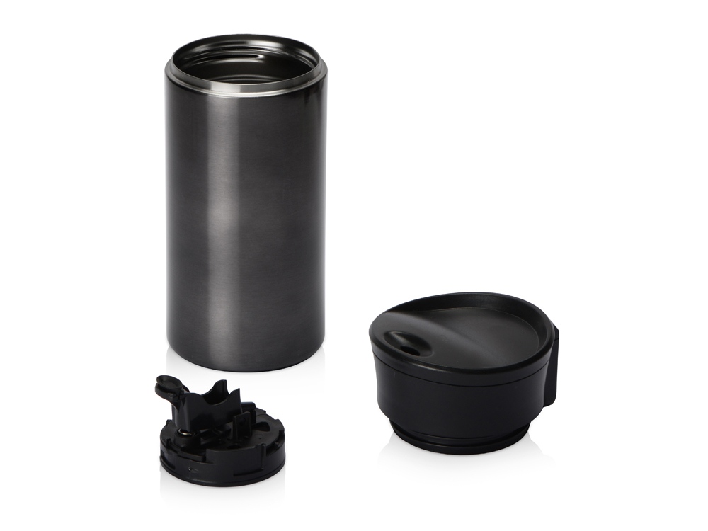 Вакуумная термокружка с кнопкой Upgrade, Waterline, матовая сталь — изображение 4