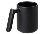 Кружка матовая с прямой ручкой Axio, 360 мл, черный