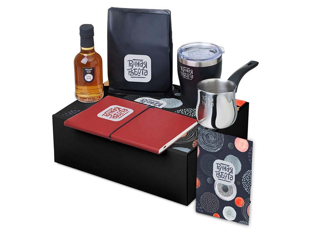 Подарочный набор Re:y. Routine с туркой, термокружкой и кофе