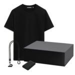 Набор с одеждой Крис (KRIS) (футболка, рюкзак, бутылка), черный, XS