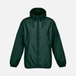 Ветровка унисекс Shield, темно-зеленая