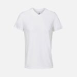 Футболка унисекс Regent с V-образным вырезом, белая