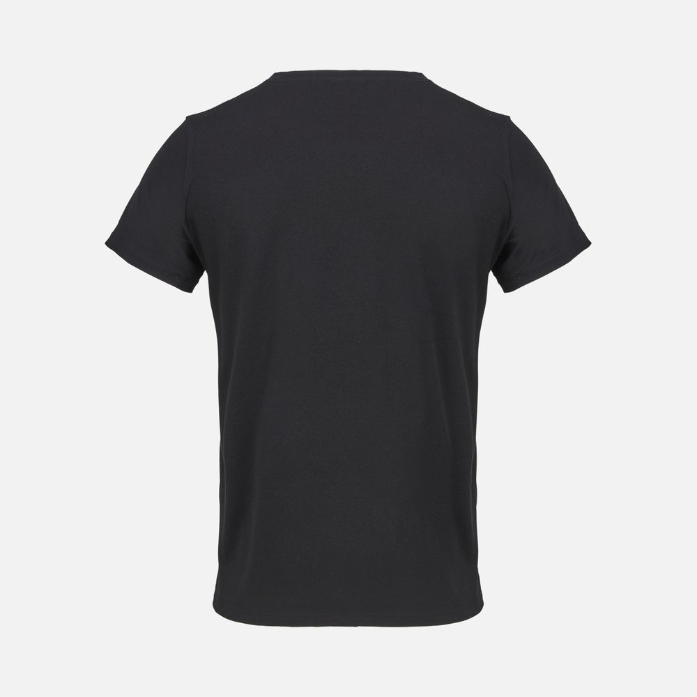 Футболка унисекс Regent с V-образным вырезом, черная — изображение 2