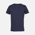 Футболка унисекс Regent с V-образным вырезом, кобальт (темно-синяя)