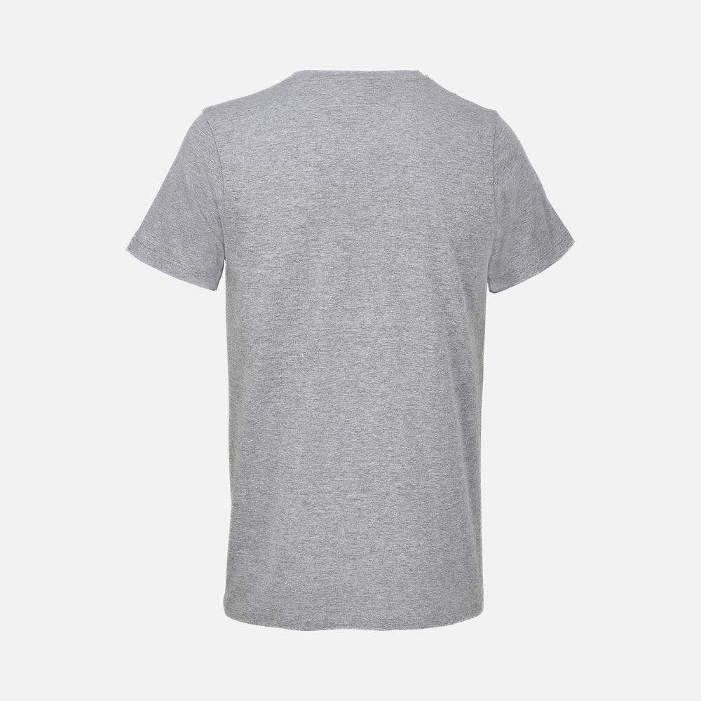 Футболка унисекс Regent с V-образным вырезом, серый меланж — изображение 2