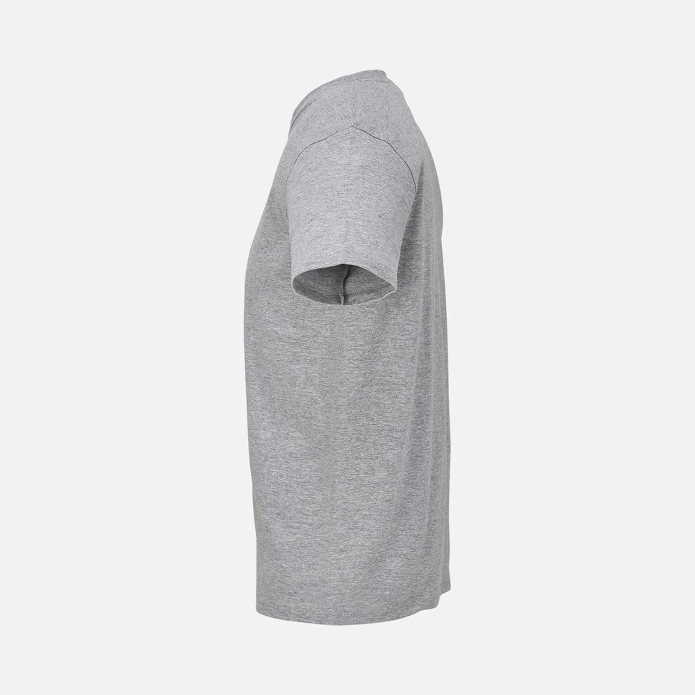 Футболка унисекс Regent с V-образным вырезом, серый меланж — изображение 3