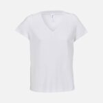 Футболка женская Regent Women с V-образным вырезом, белая