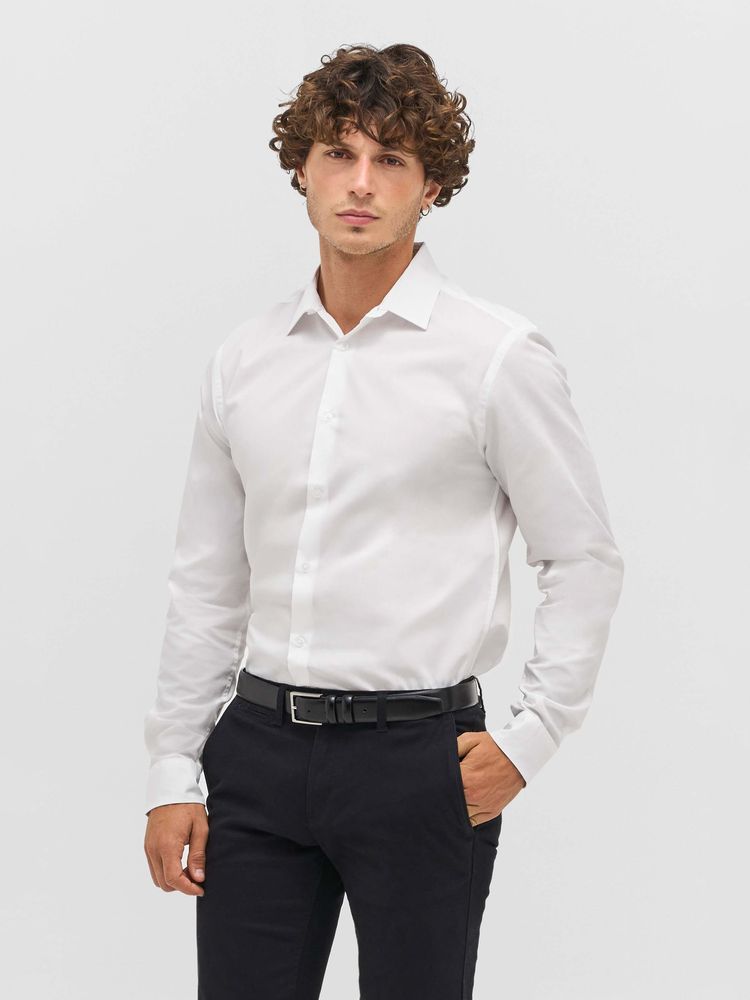 Рубашка мужская Bailey, черная — изображение 4